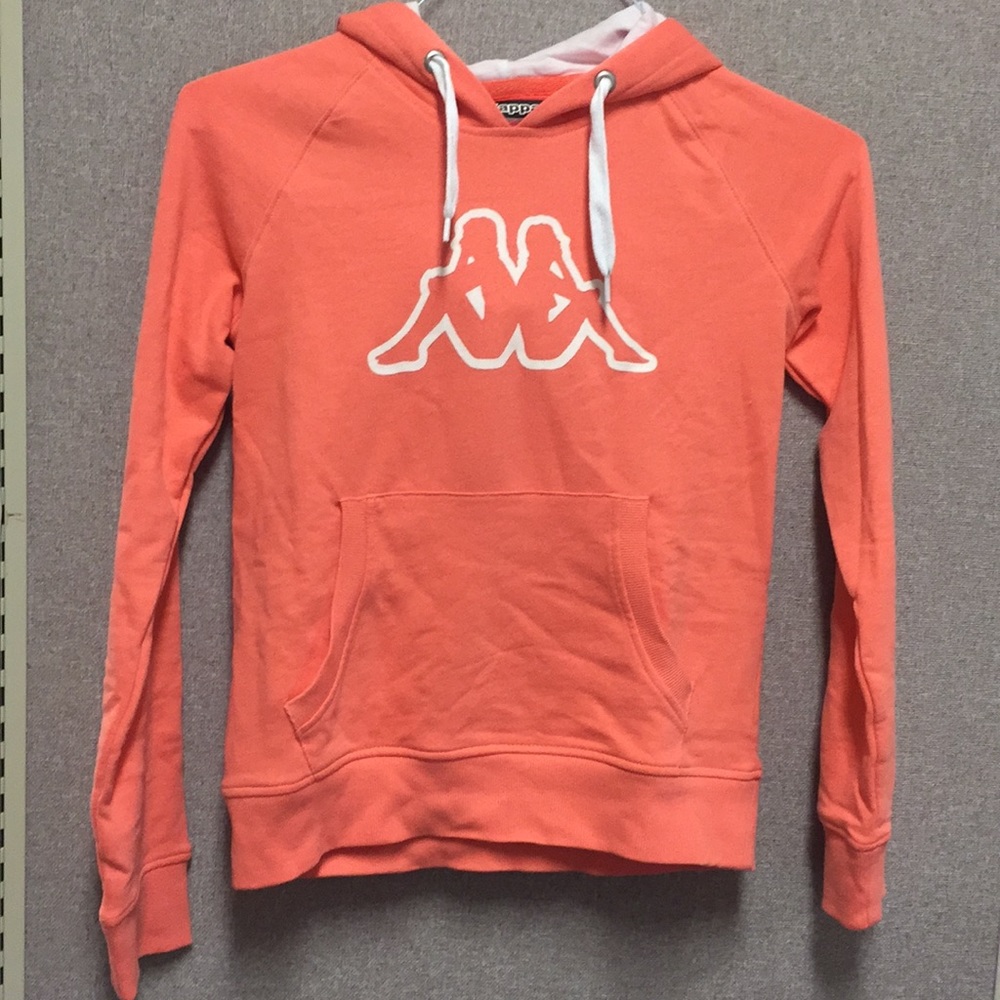 Kappa xs hoodie coral nwot